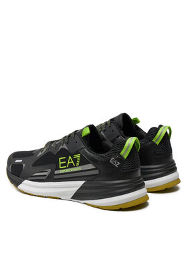 EA7 Emporio Armani Sneakersy X8X156 XK360 N544 Czarny. Kolor: czarny. Materiał: materiał