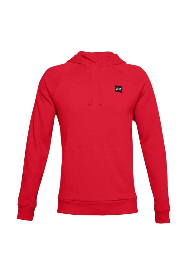 Under Armour - Męska Bluza Polarowa Rival. Kolor: czerwony. Materiał: polar
