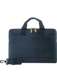 TUCANO - Tucano Smilza Super Slim Bag MacBook Pro 16'' / notebook 15.6” granatowy. Kolor: niebieski. Materiał: neopren, tkanina, materiał