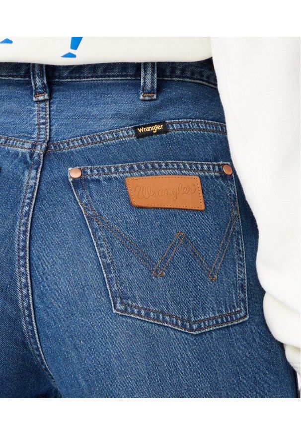 Wrangler - WRANGLER MOM STRAIGHT DAMSKIE SPODNIE JEANSOWE DŻINSY SUMMERTIME W27MZB416 112145969