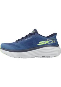 skechers - Tenisówki Skechers Model Max Cushioning End Kolor Niebieski. Kolor: niebieski. Materiał: syntetyk, tkanina