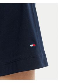 TOMMY HILFIGER - Tommy Hilfiger T-Shirt WW0WW48699 Granatowy Regular Fit. Kolor: niebieski. Materiał: bawełna #4