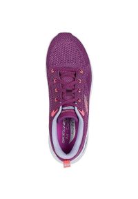 skechers - Adidasy Skechers Arch Fit 2.0-fast Pa, Kobiety. Kolor: fioletowy. Materiał: materiał. Sport: fitness