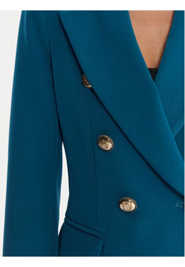 Maryley Marynarka 25IB139/43LK Niebieski Regular Fit. Kolor: niebieski. Materiał: syntetyk