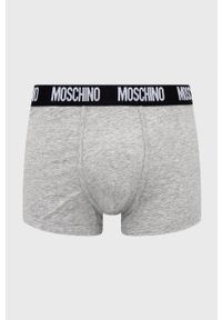 Moschino Underwear bokserki (2-pack) męskie kolor szary. Kolor: szary. Materiał: bawełna, włókno. Długość: długie #3