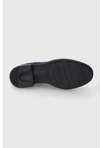 U.S. Polo Assn. Sztyblety skórzane damskie kolor czarny na płaskim obcasie. Nosek buta: okrągły. Kolor: czarny. Materiał: skóra. Obcas: na obcasie. Wysokość obcasa: niski #7