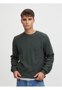 Casual Friday Sweter 20504503 Zielony Regular Fit. Okazja: na co dzień. Kolor: zielony. Materiał: bawełna. Styl: casual #1