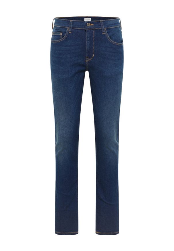 Mustang Jeansy Frisco 1016793 Granatowy Skinny Fit. Kolor: niebieski