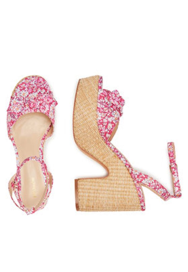 DeeZee Espadryle GT230624 Różowy. Kolor: różowy. Materiał: materiał