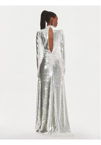 ROTATE Sukienka wieczorowa Sequins 111676400 Biały Slim Fit. Kolor: biały. Materiał: syntetyk. Styl: wizytowy #4