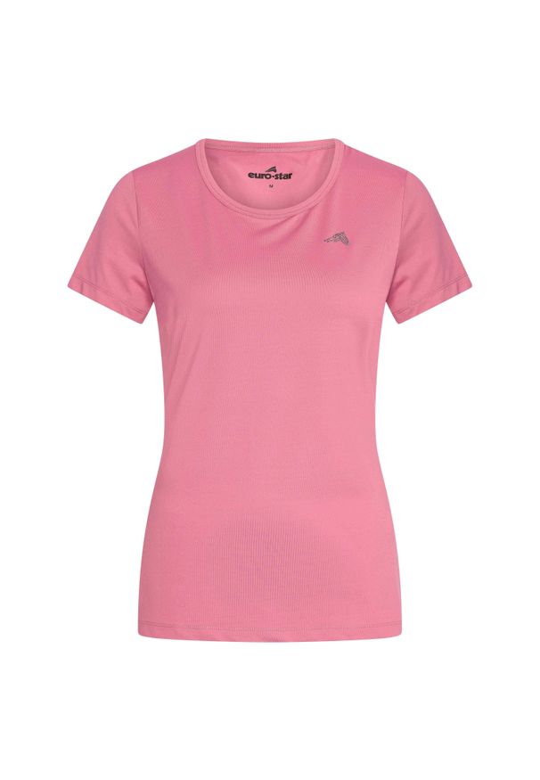 EURO-STAR - Damska koszulka do jazdy konnej Euro-Star Enya. Kolor: różowy. Sport: jeździectwo