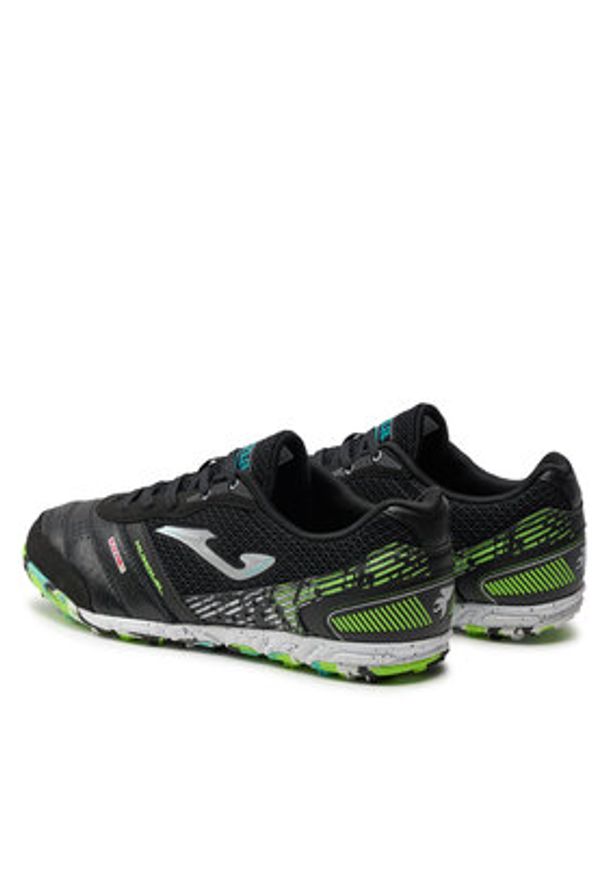Joma Buty do piłki nożnej Mundial 2401 MUNS2401TF Czarny. Kolor: czarny. Materiał: materiał