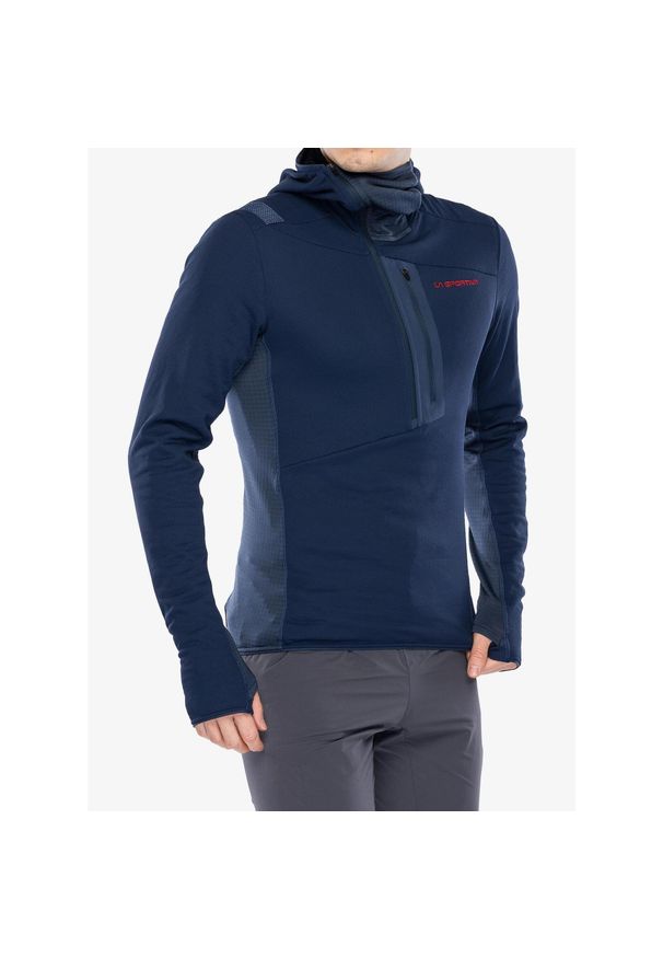 LA SPORTIVA - Bluza z kapturem męska La Sportiva Big Wall Pullover Hoody. Typ kołnierza: kaptur. Kolor: niebieski