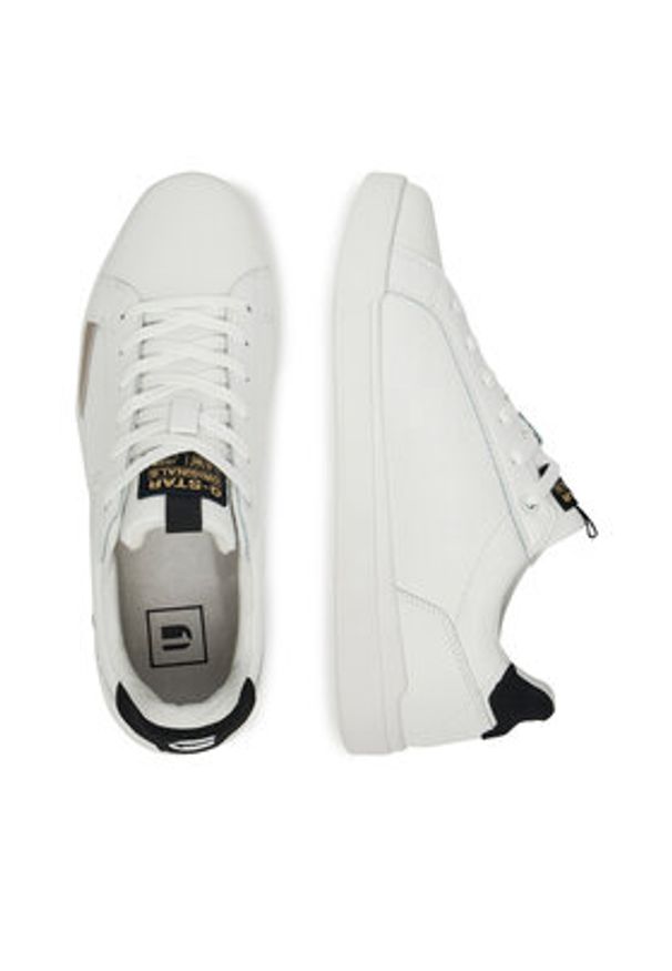 G-Star RAW - G-Star Raw Sneakersy V5-10501 Biały. Kolor: biały. Materiał: skóra