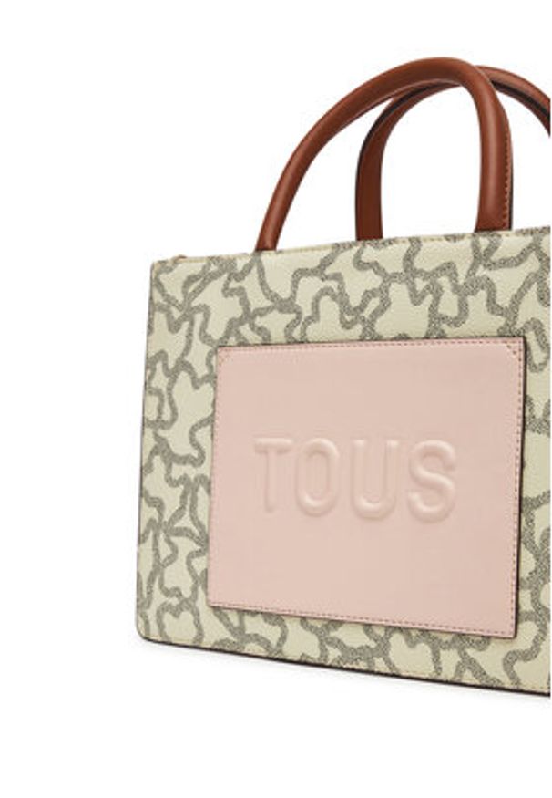 Tous - TOUS Torebka Amaya Kaos Icon 2002188201 Beżowy. Kolor: beżowy. Materiał: skórzane