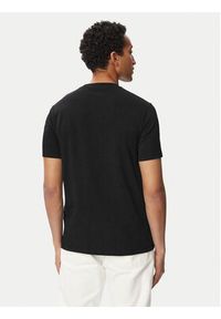 Karl Lagerfeld - KARL LAGERFELD T-Shirt 755781 563235 Czarny Regular Fit. Typ kołnierza: dekolt w karo. Kolor: czarny. Materiał: bawełna #2