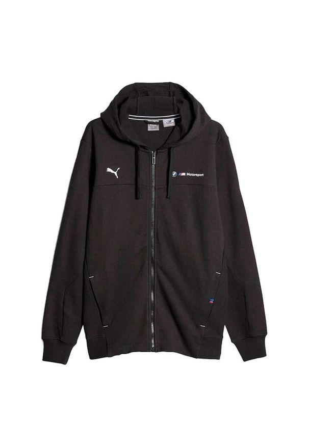Puma - Bluza Męska Motorsport BMW Z Pełnym Zamkiem Błyskawicznym. Kolor: czarny