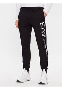 Spodnie dresowe EA7 Emporio Armani. Kolor: czarny. Materiał: dresówka #1