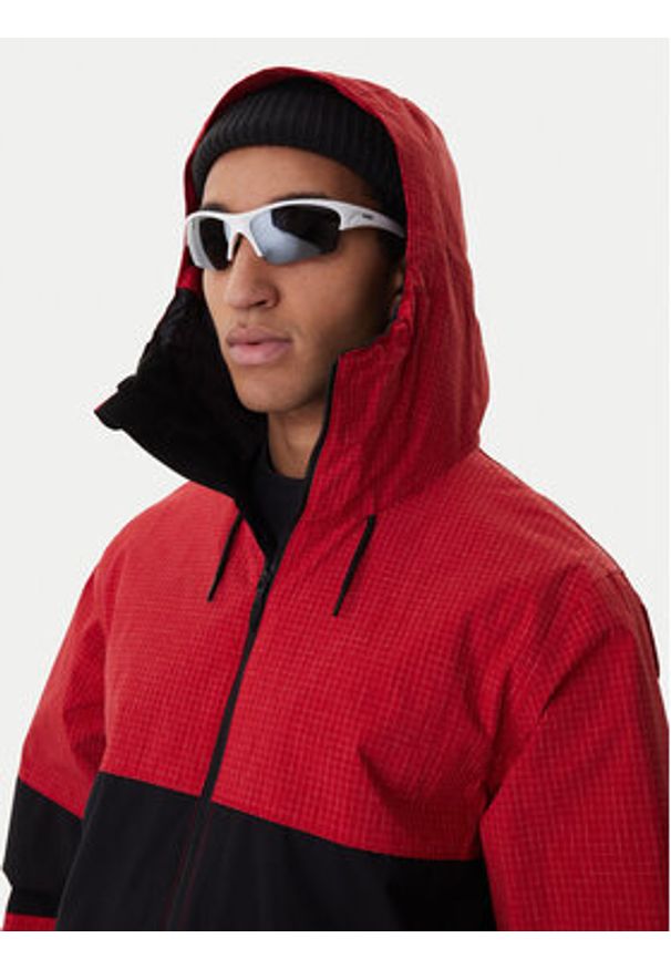 Quiksilver Kurtka snowboardowa Hight In The Hood JK EQYTJ03517 Czerwony Relaxed Fit. Kolor: czerwony. Materiał: syntetyk. Sport: snowboard