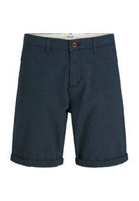 Jack & Jones - Jack&Jones Szorty materiałowe Marco 12269494 Granatowy Regular Fit. Kolor: niebieski. Materiał: bawełna #10