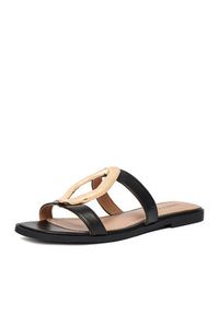 MEXX Klapki EO-WS5037-01 Czarny. Kolor: czarny. Materiał: skóra #7