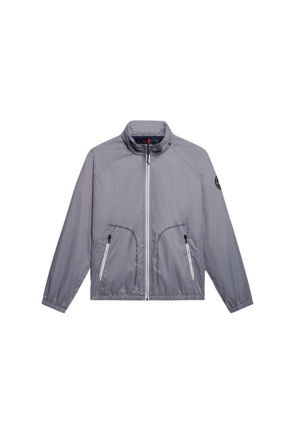 Kurtka wodoodporna Napapijri A-cloudy. Kolor: szary. Materiał: tkanina