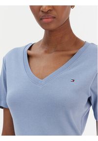 TOMMY HILFIGER - Tommy Hilfiger T-Shirt New Cody WW0WW40584 Niebieski Slim Fit. Kolor: niebieski. Materiał: bawełna #3