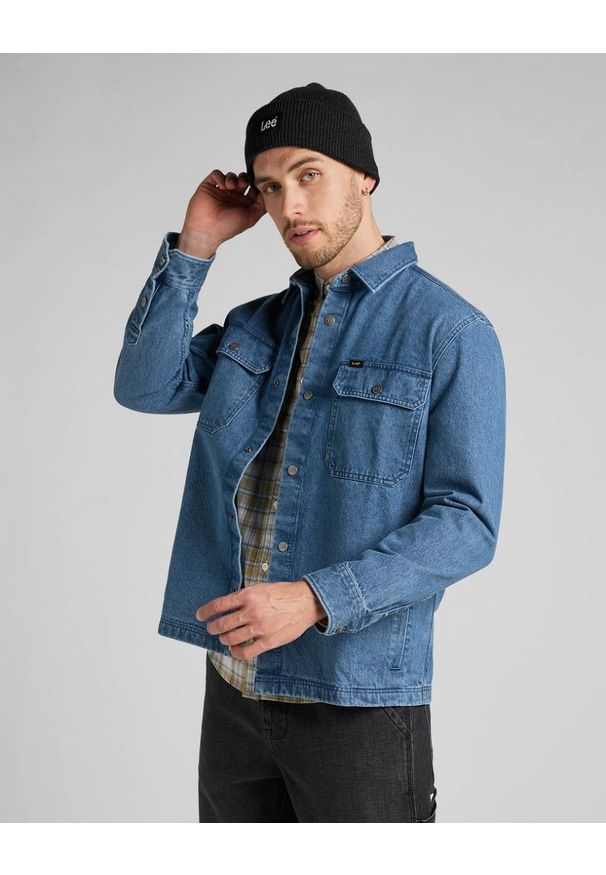 Lee - LEE BEANIE MĘSKA CZAPKA ZIMOWA LP514701 112320586. Sezon: zima