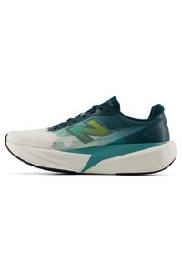 Buty męskie New Balance FuelCell Rebel v5 MFCX3HW – zielone. Kolor: zielony. Materiał: syntetyk, materiał, guma. Szerokość cholewki: normalna. Wzór: geometria. Sport: bieganie, fitness #6