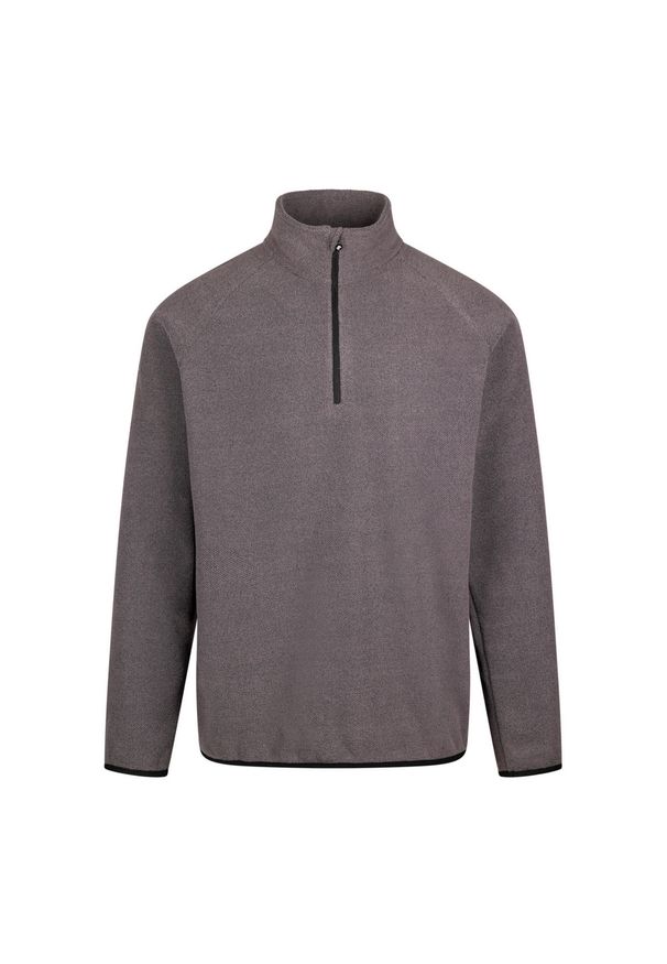 TRESPASS - Polarowy Top Męski Wetherill. Kolor: szary. Materiał: polar. Sezon: zima. Styl: sportowy. Sport: turystyka piesza