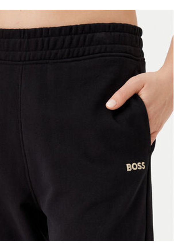 BOSS Spodnie dresowe C_Enna 50531813 Czarny Regular Fit. Kolor: czarny. Materiał: bawełna