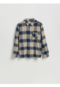 Reserved - Koszula comfort fit w kratę - wielobarwny. Materiał: tkanina, wiskoza #1