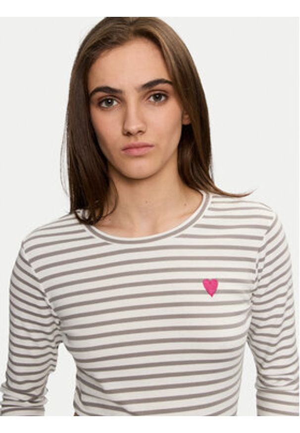 Kaffe Bluzka Liddy 10502821 Szary Regular Fit. Kolor: szary. Materiał: syntetyk