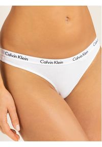 Calvin Klein Underwear Komplet 3 par stringów 000QD3587E Kolorowy. Materiał: bawełna. Wzór: kolorowy #4