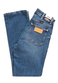 Wrangler - WRANGLER RETRO STRAIGHT PIXI BLUE W238RH17R. Stan: podwyższony. Styl: retro