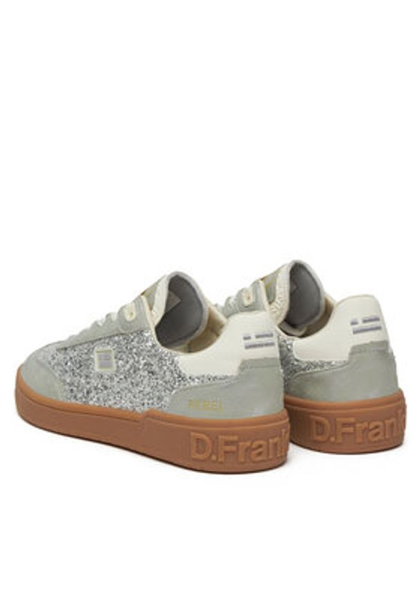 D.Franklin Sneakersy DFSH387007 Srebrny. Kolor: srebrny. Materiał: syntetyk