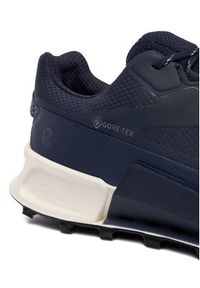 ecco - ECCO Sneakersy 82392460178 Granatowy. Kolor: niebieski. Materiał: materiał
