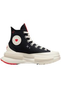 Trampki Converse Run Star Legacy Cx Platform Y2k Heart, Kobiety. Kolor: czarny. Materiał: materiał. Obcas: na platformie. Sport: bieganie