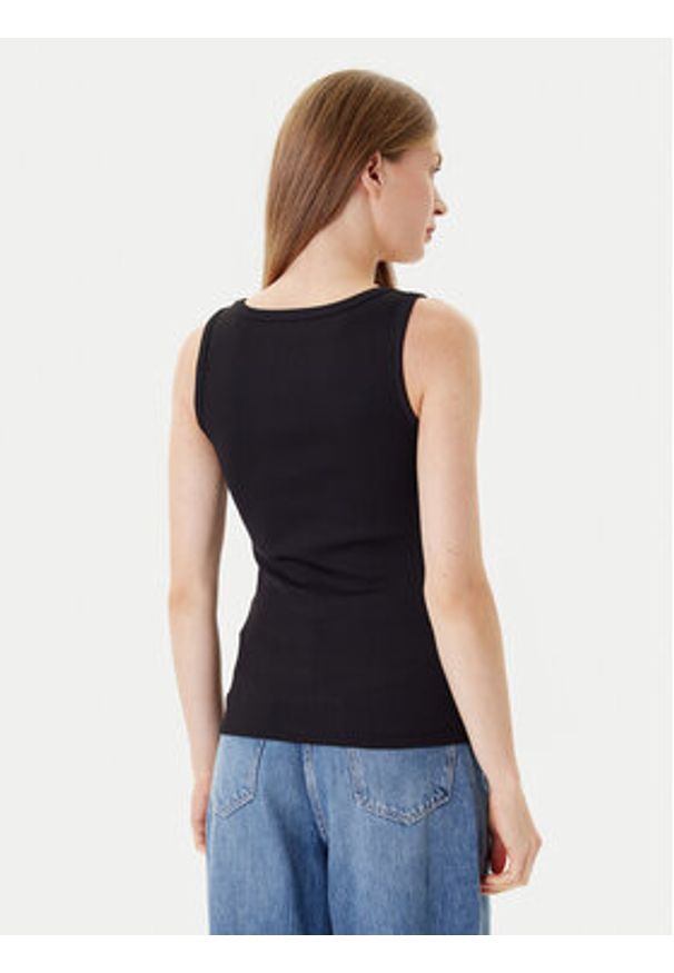 Guess Top W5YP00 KCXJ2 Czarny Regular Fit. Kolor: czarny. Materiał: syntetyk