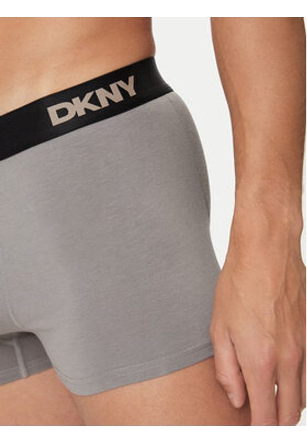 DKNY Komplet 3 par bokserek JESIAH Kolorowy. Materiał: bawełna. Wzór: kolorowy