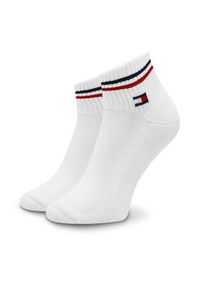 TOMMY HILFIGER - Tommy Hilfiger Zestaw 2 par niskich skarpet unisex 701228177 Biały. Kolor: biały. Materiał: bawełna