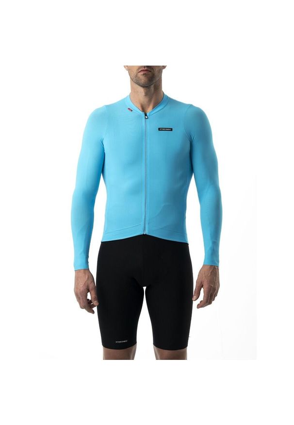 ETXEONDO - Dżersej z długim rękawem Etxeondo Alde. Kolor: niebieski. Materiał: jersey. Długość rękawa: długi rękaw. Długość: długie. Sport: kolarstwo