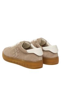Tory Burch Sneakersy Phoenix 166688 Beżowy. Kolor: beżowy. Materiał: zamsz, skóra #4