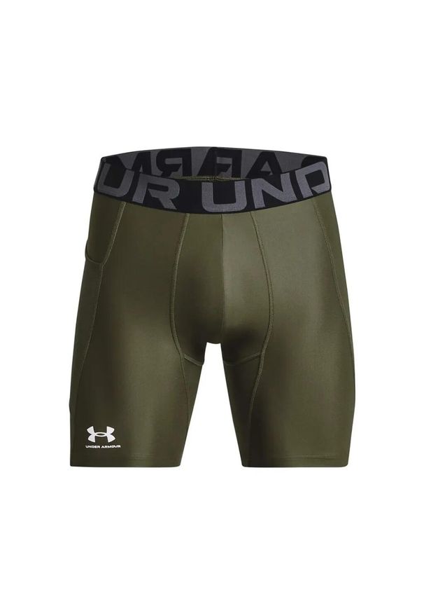 Spodnie treningowe męskie Under Armour Hg Armour Shorts. Kolor: zielony. Sport: bieganie, fitness