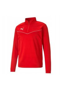 Puma - Męska Bluza Team Rise. Kolor: czerwony #1