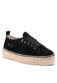 Manebi Espadryle Sneakers D K 1.0 E0 Czarny. Kolor: czarny. Materiał: zamsz, skóra #6