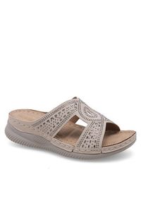 Clara Barson Klapki WYL05010-30 Beżowy. Kolor: beżowy. Materiał: syntetyk #8