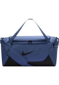 Nike Torba sportowa treningowa podróżna Nike Brasilia S niebiesko-czarna IB4394 491. Kolor: czarny, niebieski, wielokolorowy #1