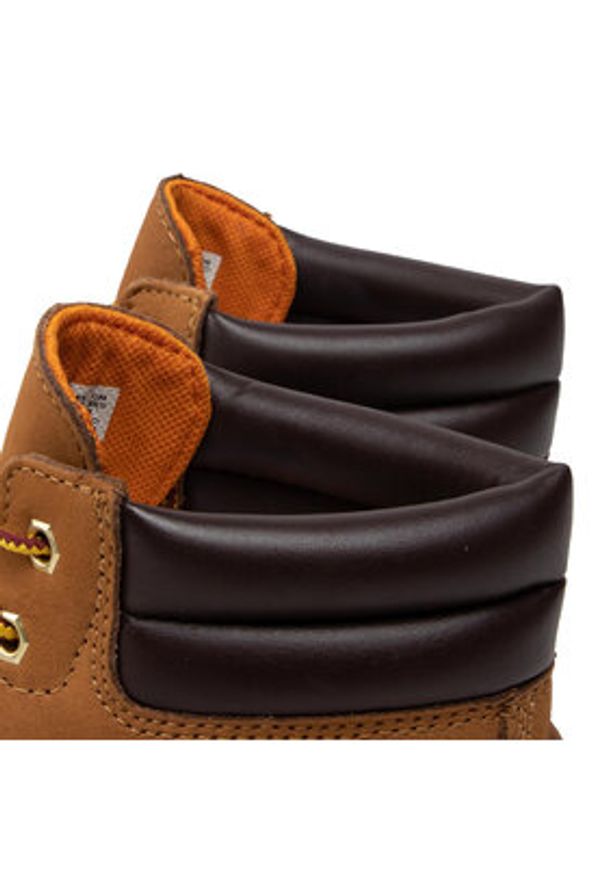 Timberland Trapery 6In Water Resistant Basic TB0A2MBB231 Brązowy. Kolor: brązowy. Materiał: skóra, nubuk