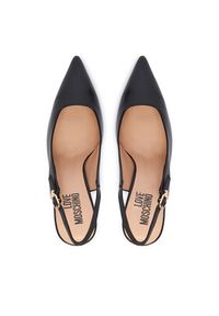 Love Moschino - LOVE MOSCHINO Szpilki JA10149G1PIA0000 Czarny. Kolor: czarny. Materiał: skóra. Obcas: na szpilce #6
